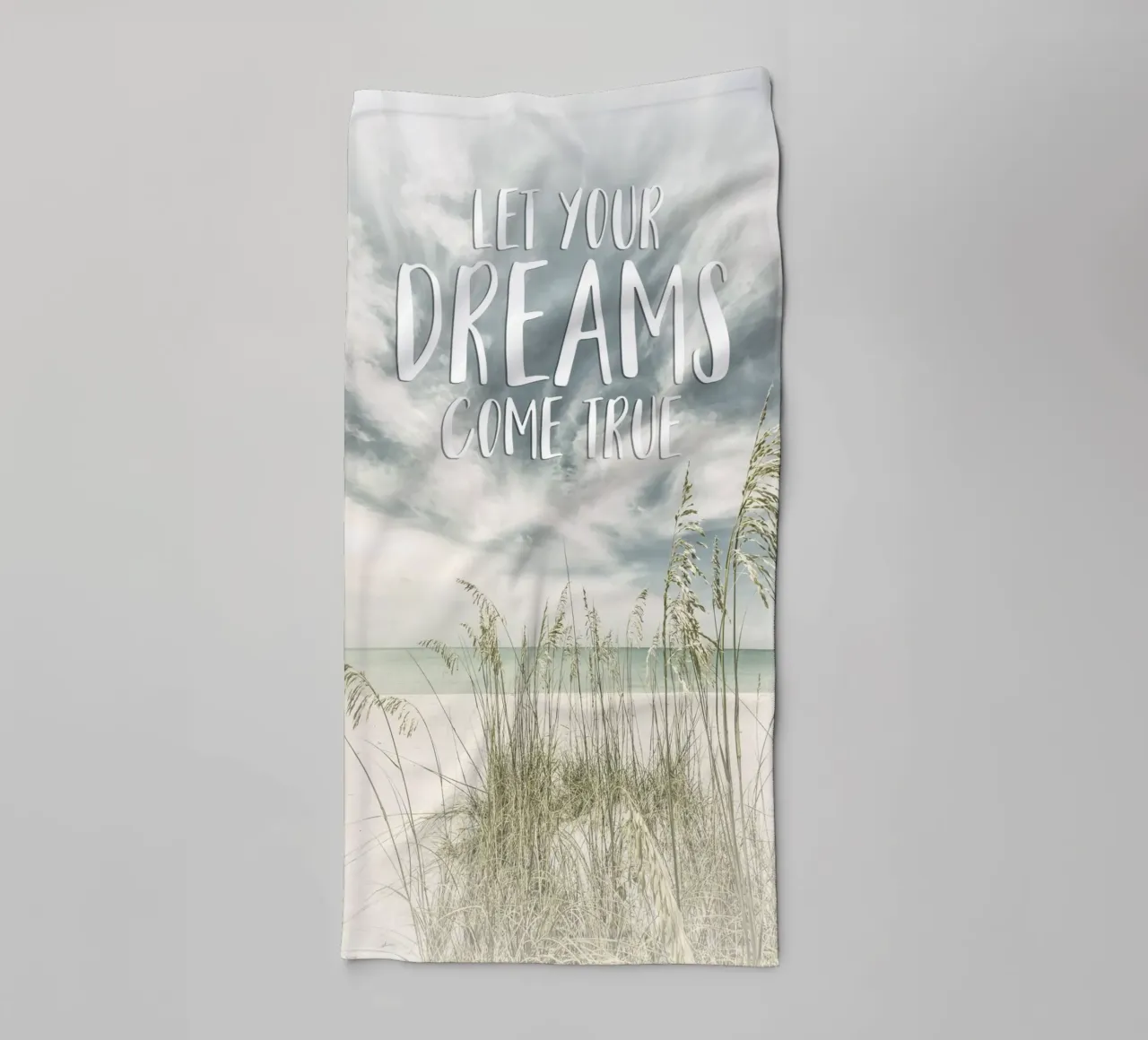 Let your dreams come true | Oceanview asciugamano da bagno da Melanie Viola
