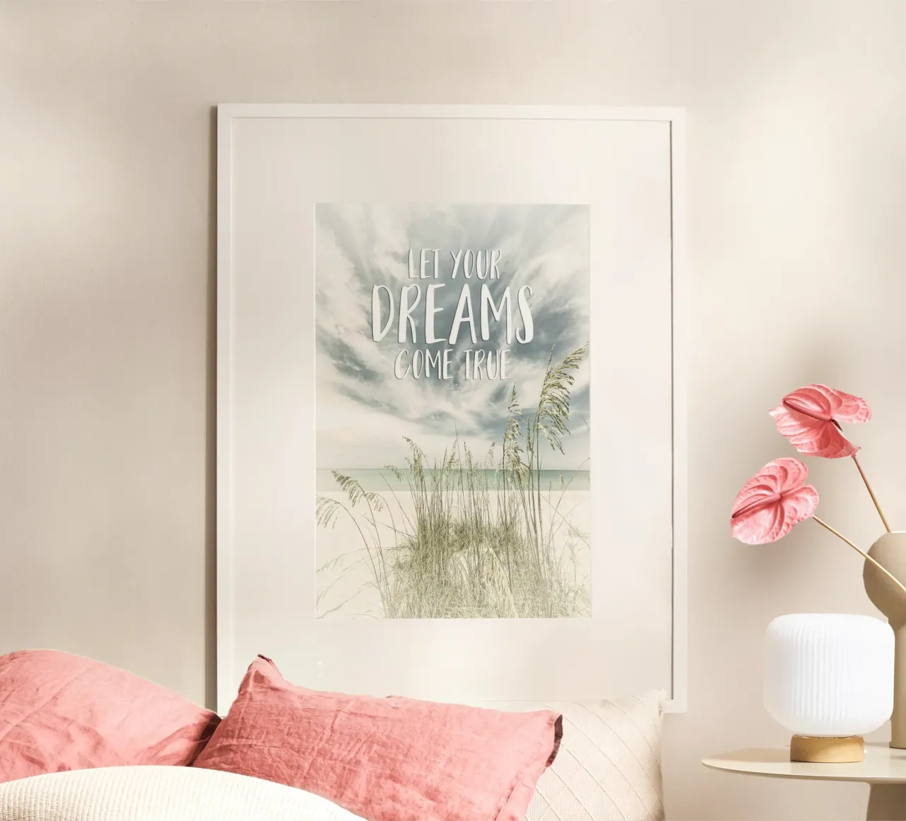 Let your dreams come true | Oceanview poster da Melanie Viola