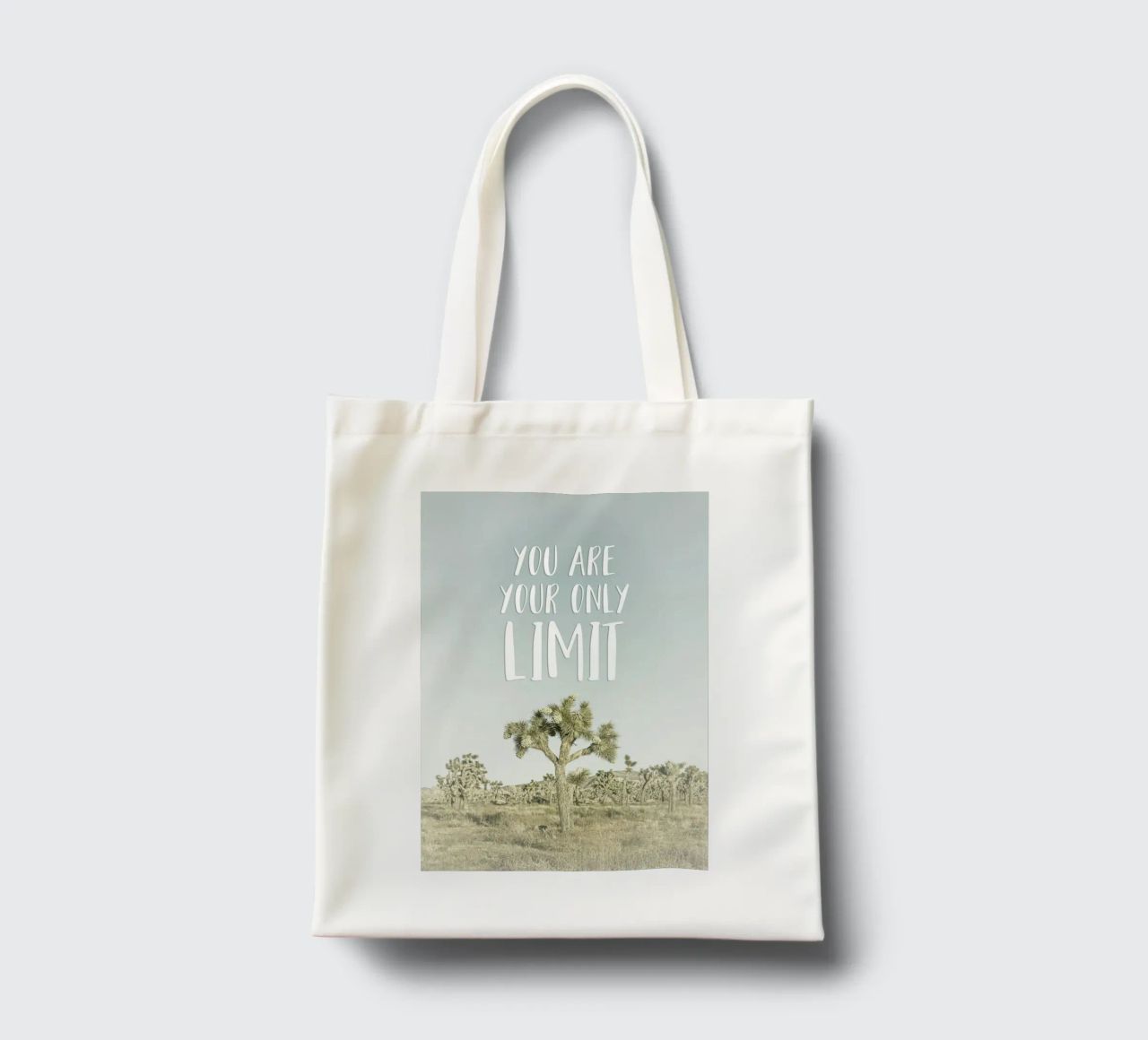 You are your only limit | Desert impression borsa in juta da Melanie Viola