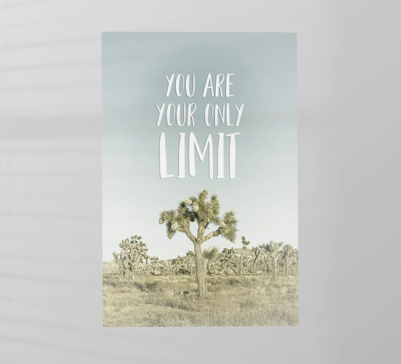 You are your only limit | Desert impression pellicola backlit da Melanie Viola
