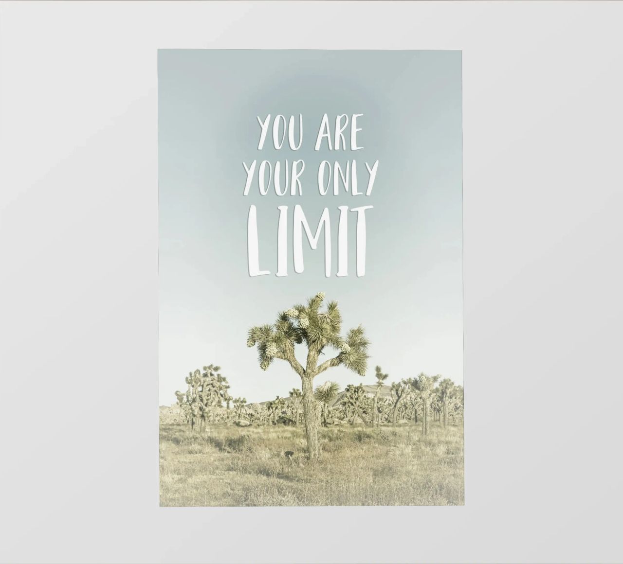 You are your only limit | Desert impression telo in pvc da Melanie Viola