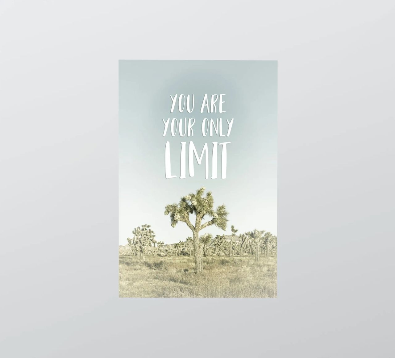 You are your only limit | Desert impression adesivo da Melanie Viola