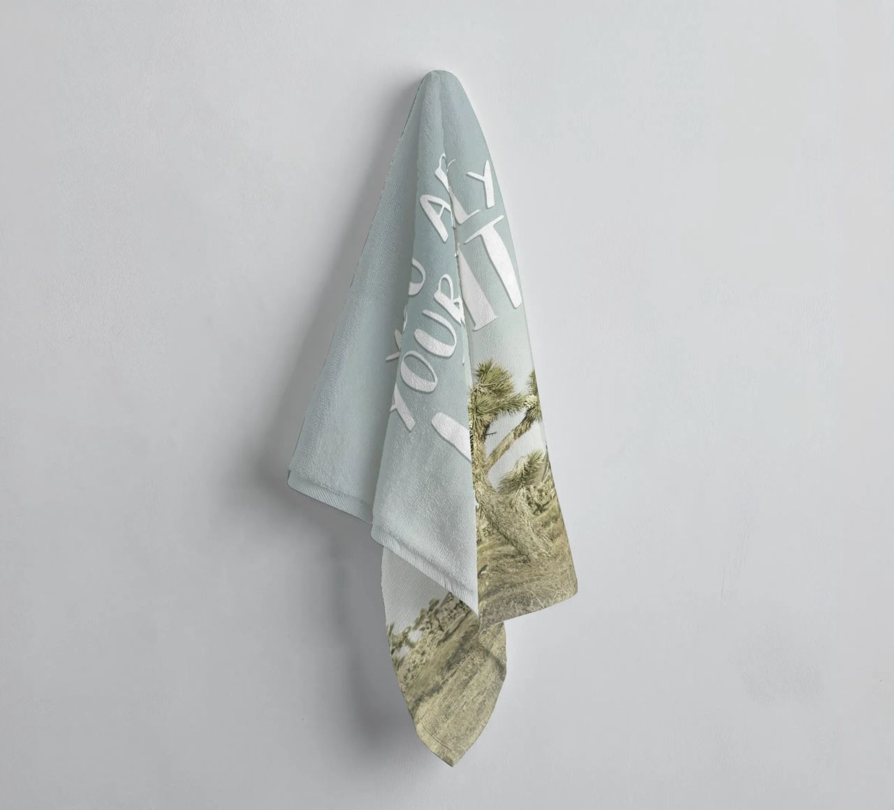You are your only limit | Desert impression asciugamano da bagno da Melanie Viola
