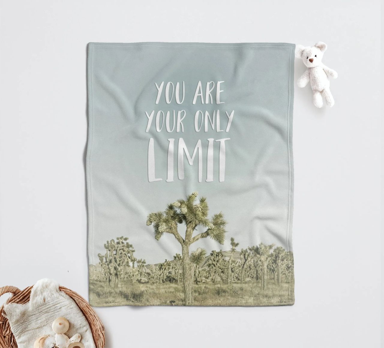 You are your only limit | Desert impression coperta in pile da Melanie Viola