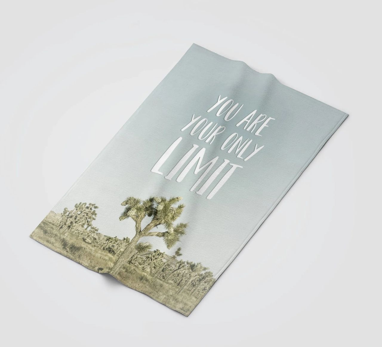 You are your only limit | Desert impression coperta in pile da Melanie Viola