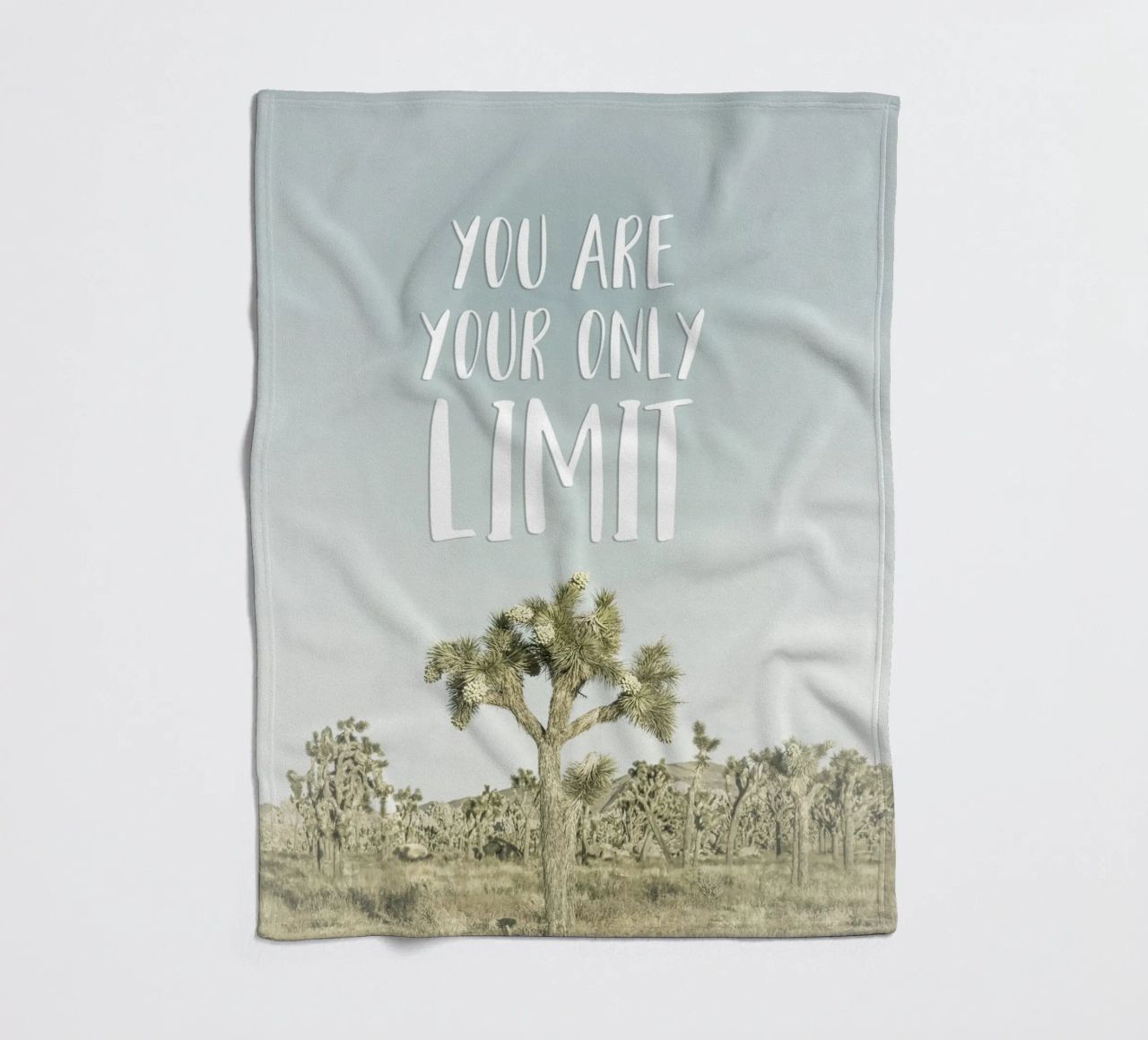 You are your only limit | Desert impression coperta in pile da Melanie Viola