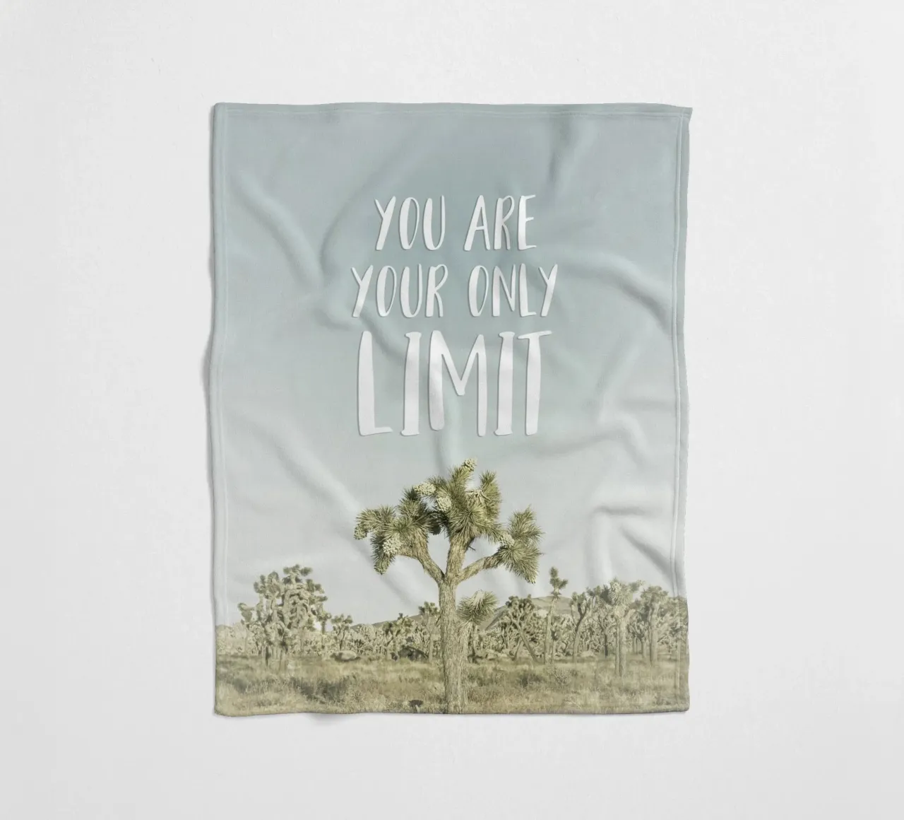 You are your only limit | Desert impression manta de franela de Melanie Viola