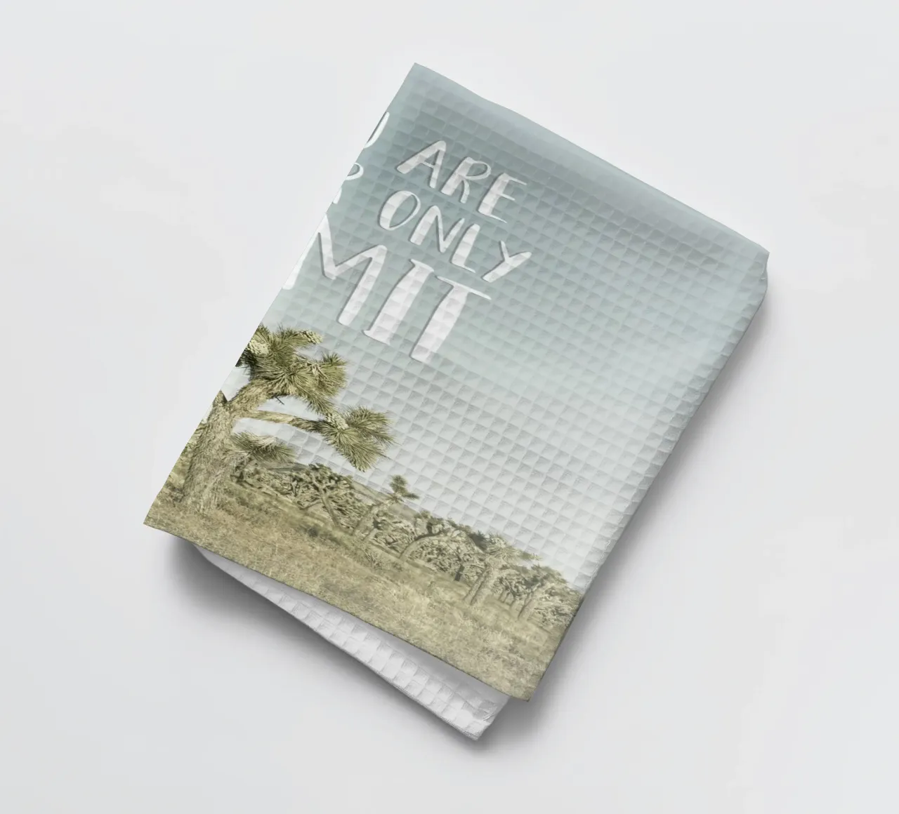 You are your only limit | Desert impression Geschirrtuch von Melanie Viola