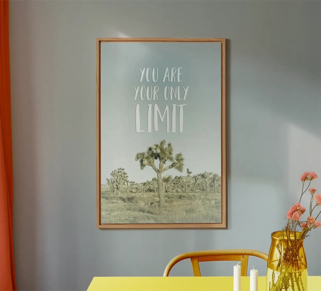 You are your only limit | Desert impression aluminio dibond de Melanie Viola
