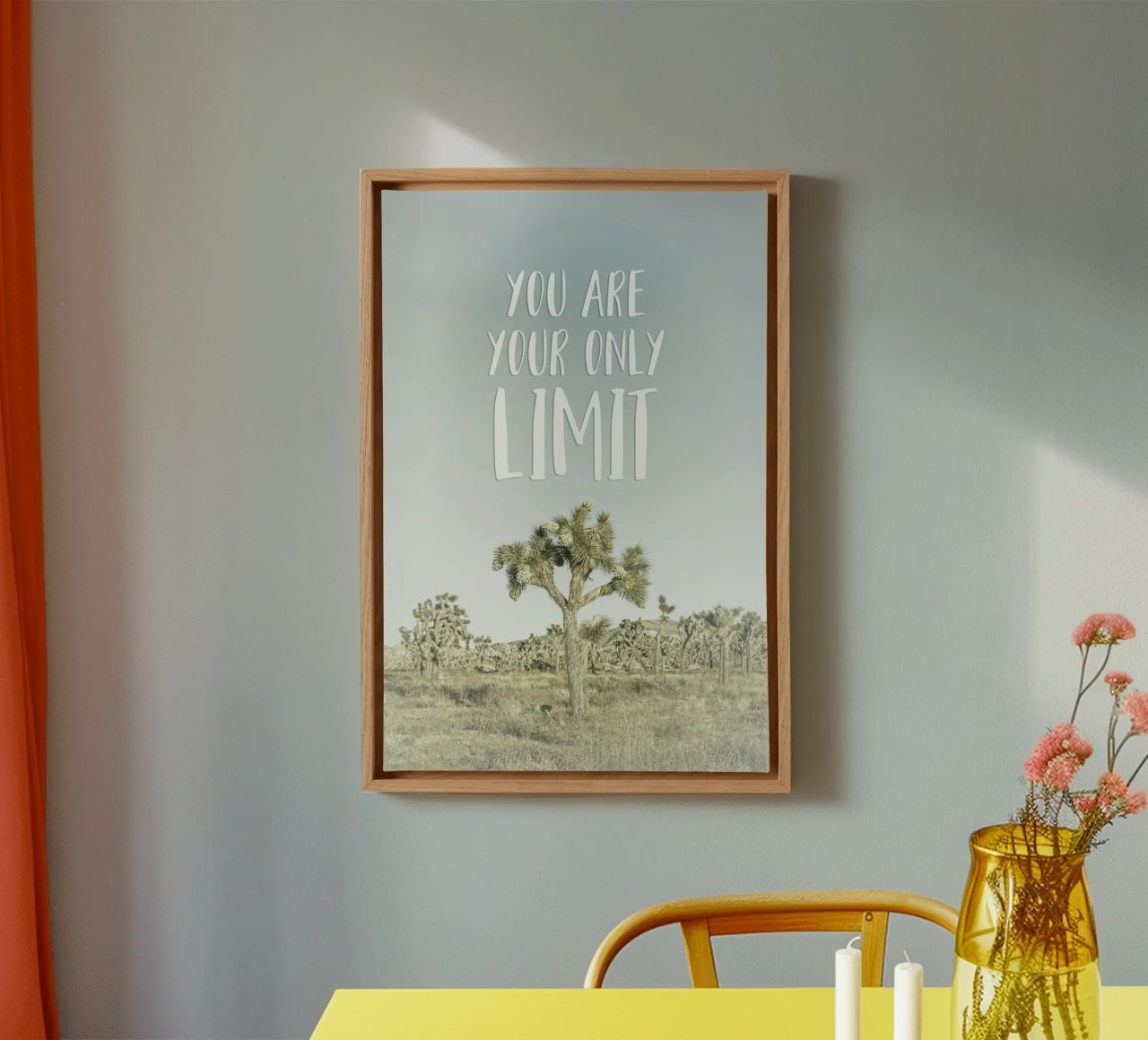 You are your only limit | Desert impression tela da Melanie Viola