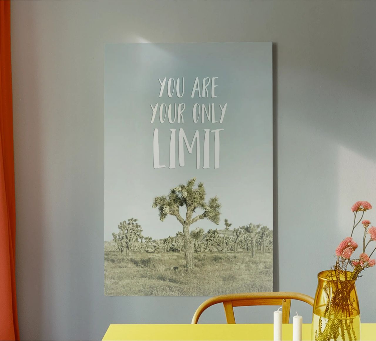 You are your only limit | Desert impression tela da Melanie Viola