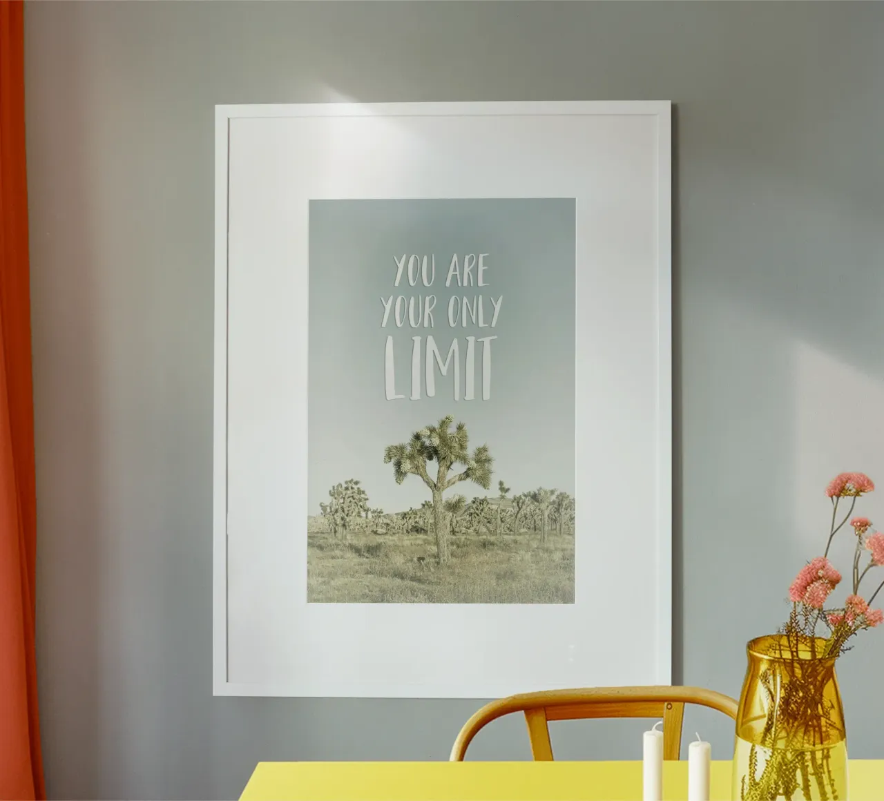 You are your only limit | Desert impression Hahnemühle von Melanie Viola