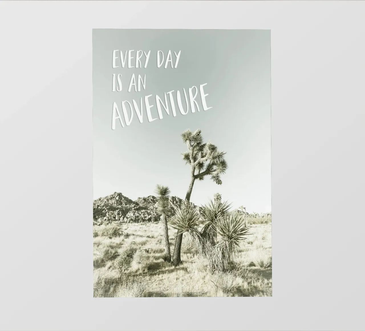 Every day is an adventure | Desert impression photo wallpaper by Melanie Viola