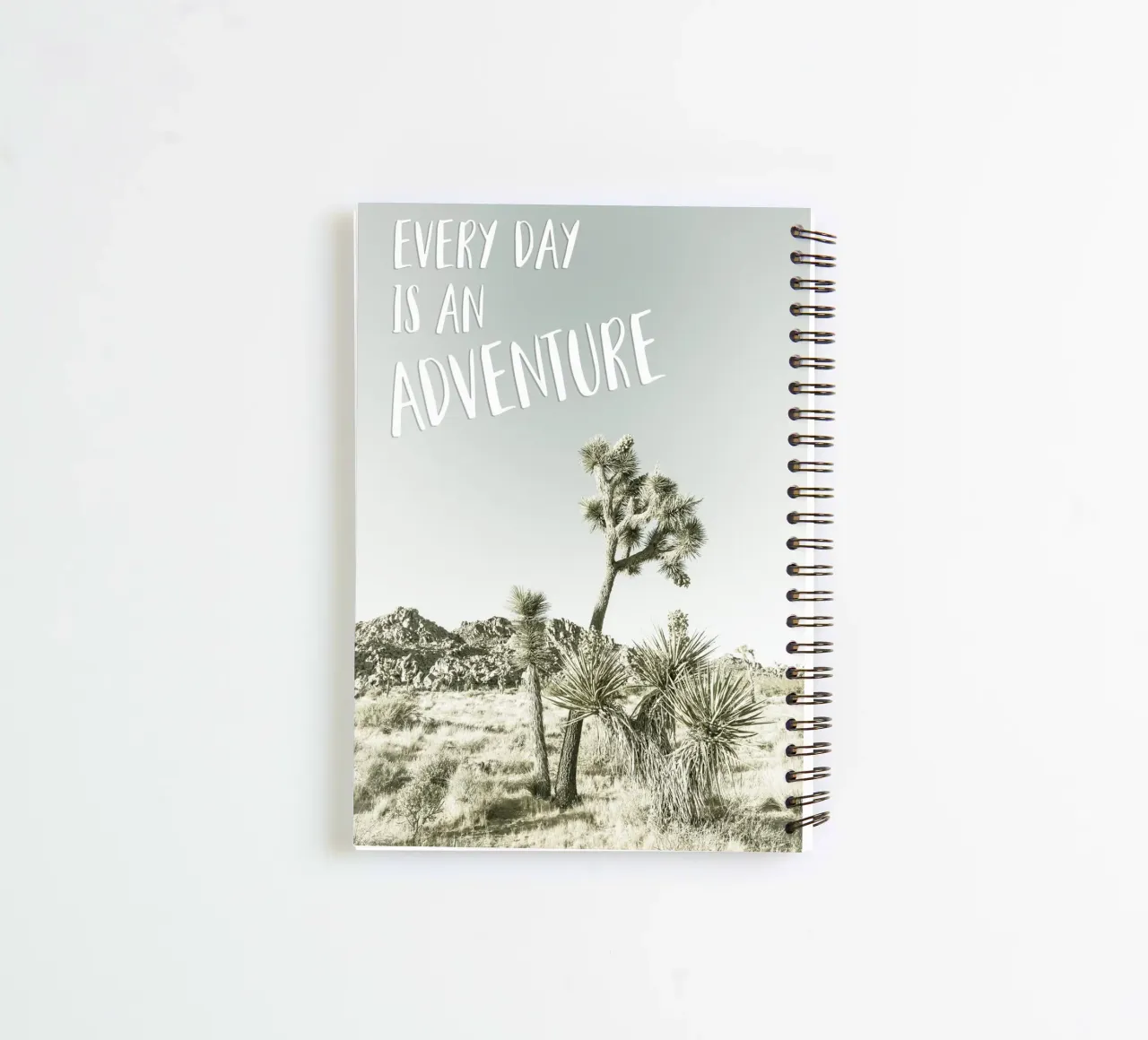 Every day is an adventure | Desert impression spiral notebook by Melanie Viola