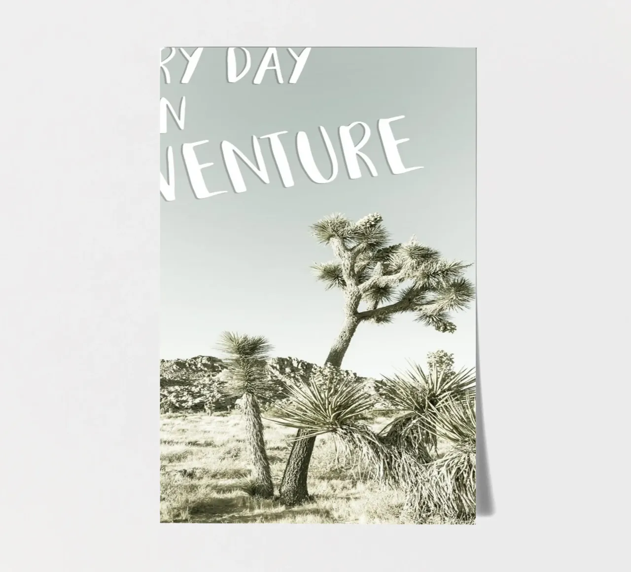 Every day is an adventure | Desert impression Stickerbogen von Melanie Viola