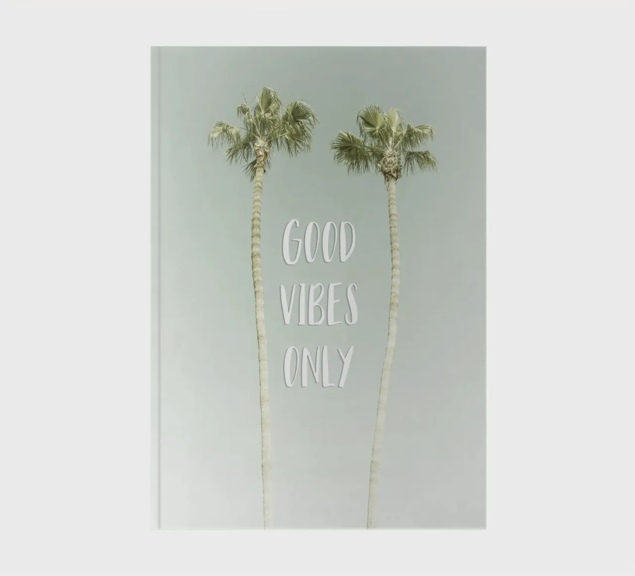 Good vibes only | Idyllic Palm Trees Notizbuch von Melanie Viola