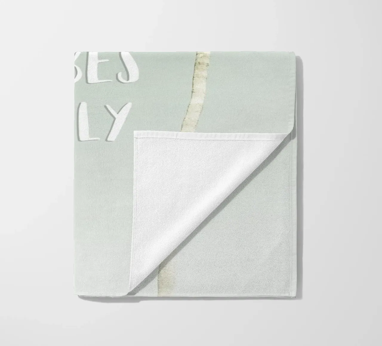 Good vibes only | Idyllic Palm Trees telo mare da Melanie Viola