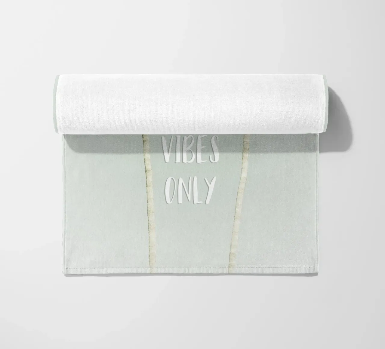 Good vibes only | Idyllic Palm Trees telo mare da Melanie Viola