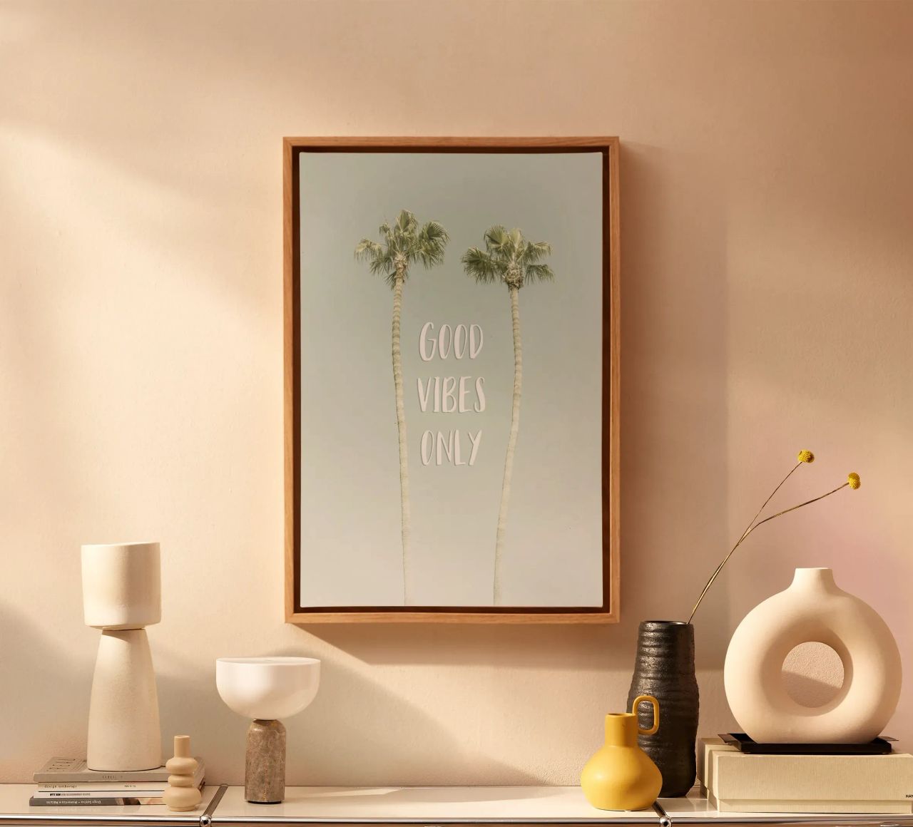 Good vibes only | Idyllic Palm Trees tela da Melanie Viola