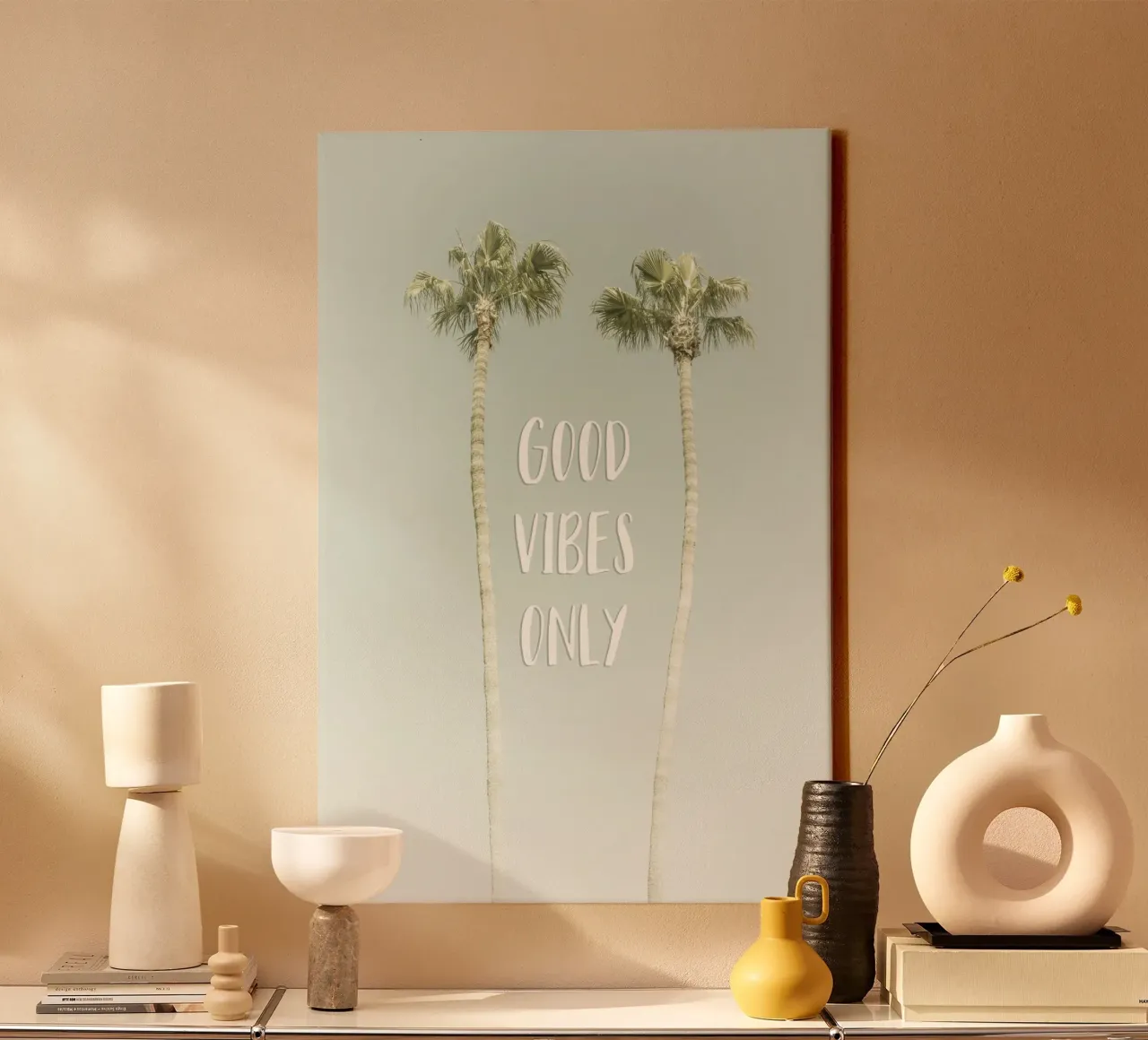 Good vibes only | Idyllic Palm Trees tela da Melanie Viola