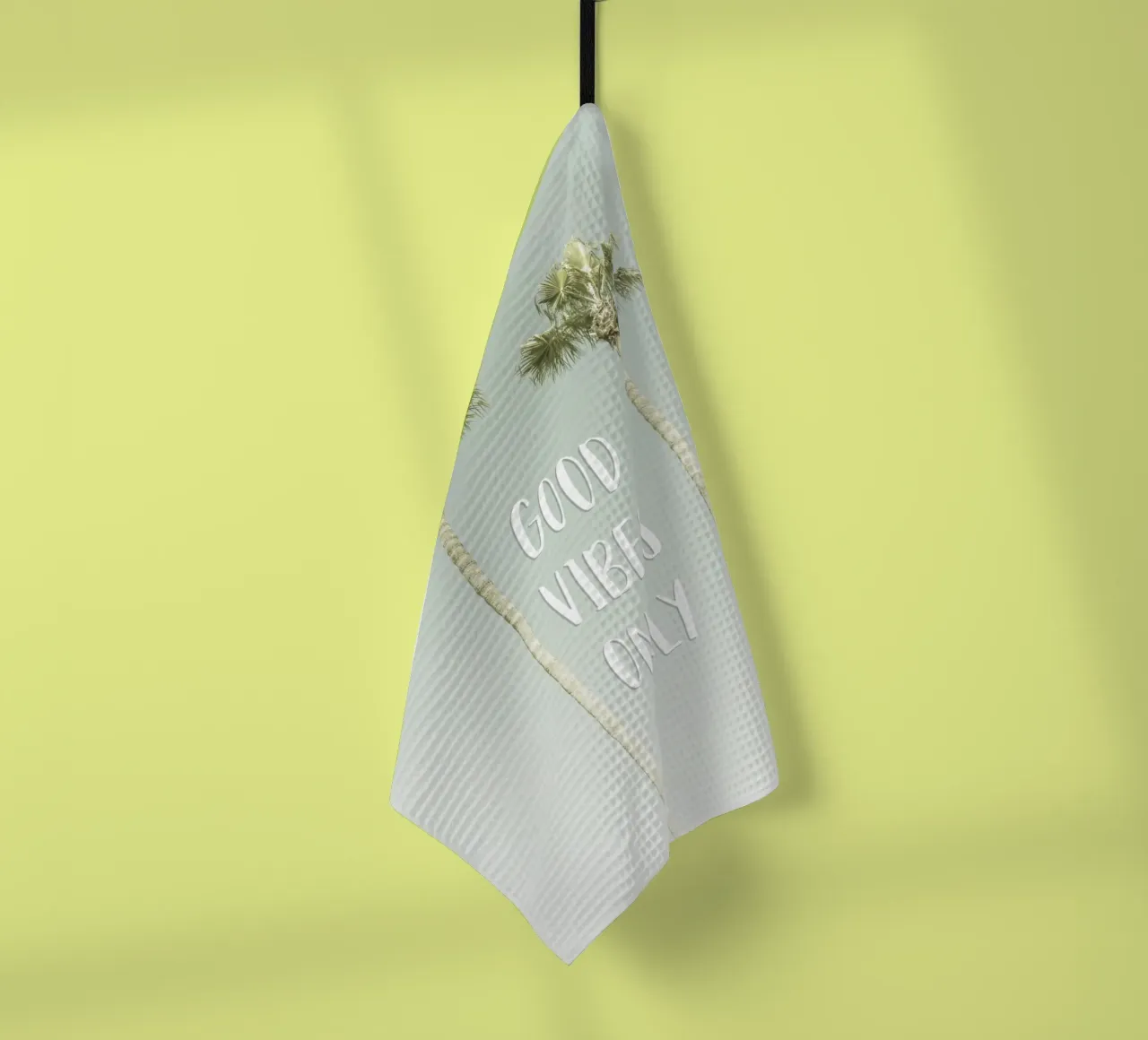 Good vibes only | Idyllic Palm Trees canovaccio da cucina da Melanie Viola