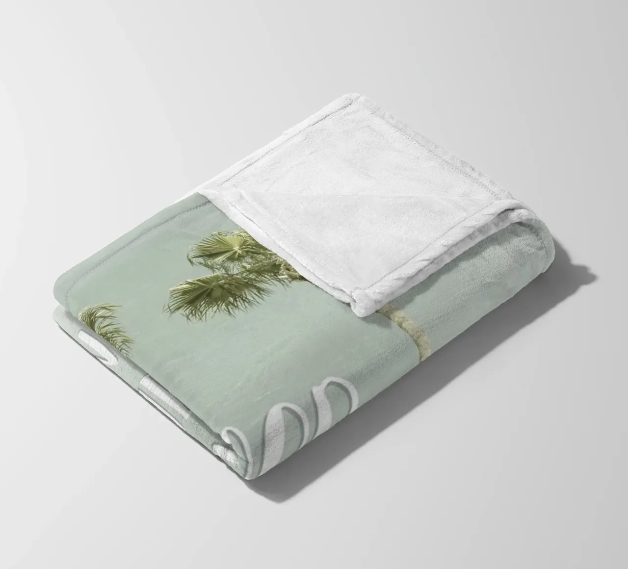 Good vibes only | Idyllic Palm Trees coperta in pile da Melanie Viola