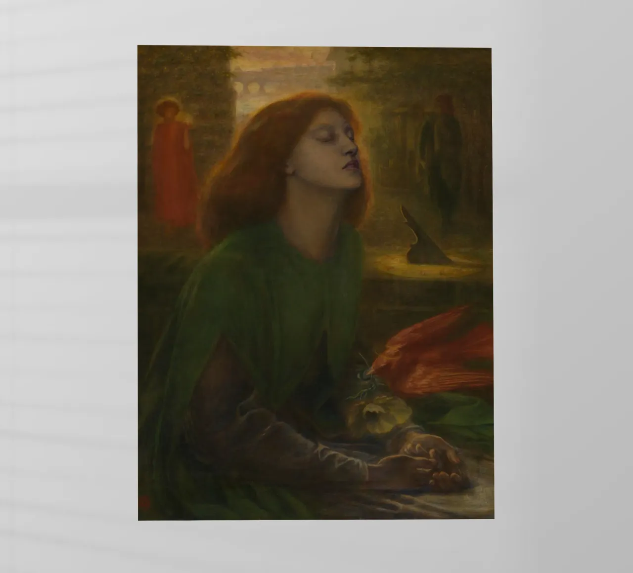 Dante Gabriel Rossetti - Beata Beatrix (1870) pellicola backlit da Timeless Artworks