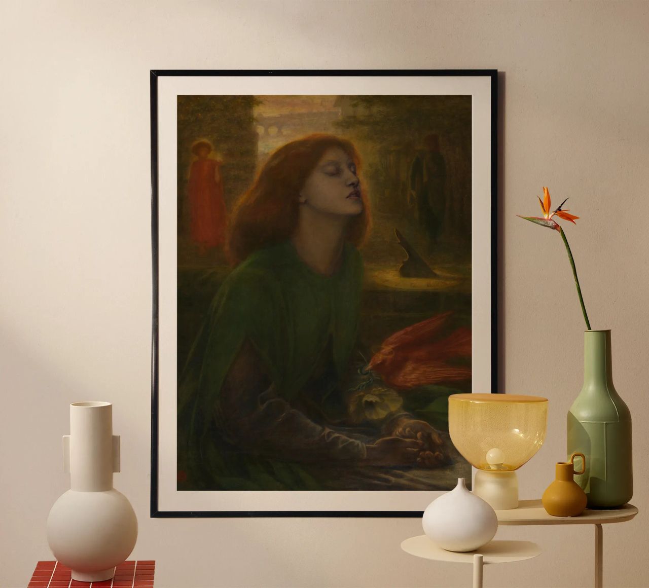 Dante Gabriel Rossetti - Beata Beatrix (1870) poster by Timeless Artworks