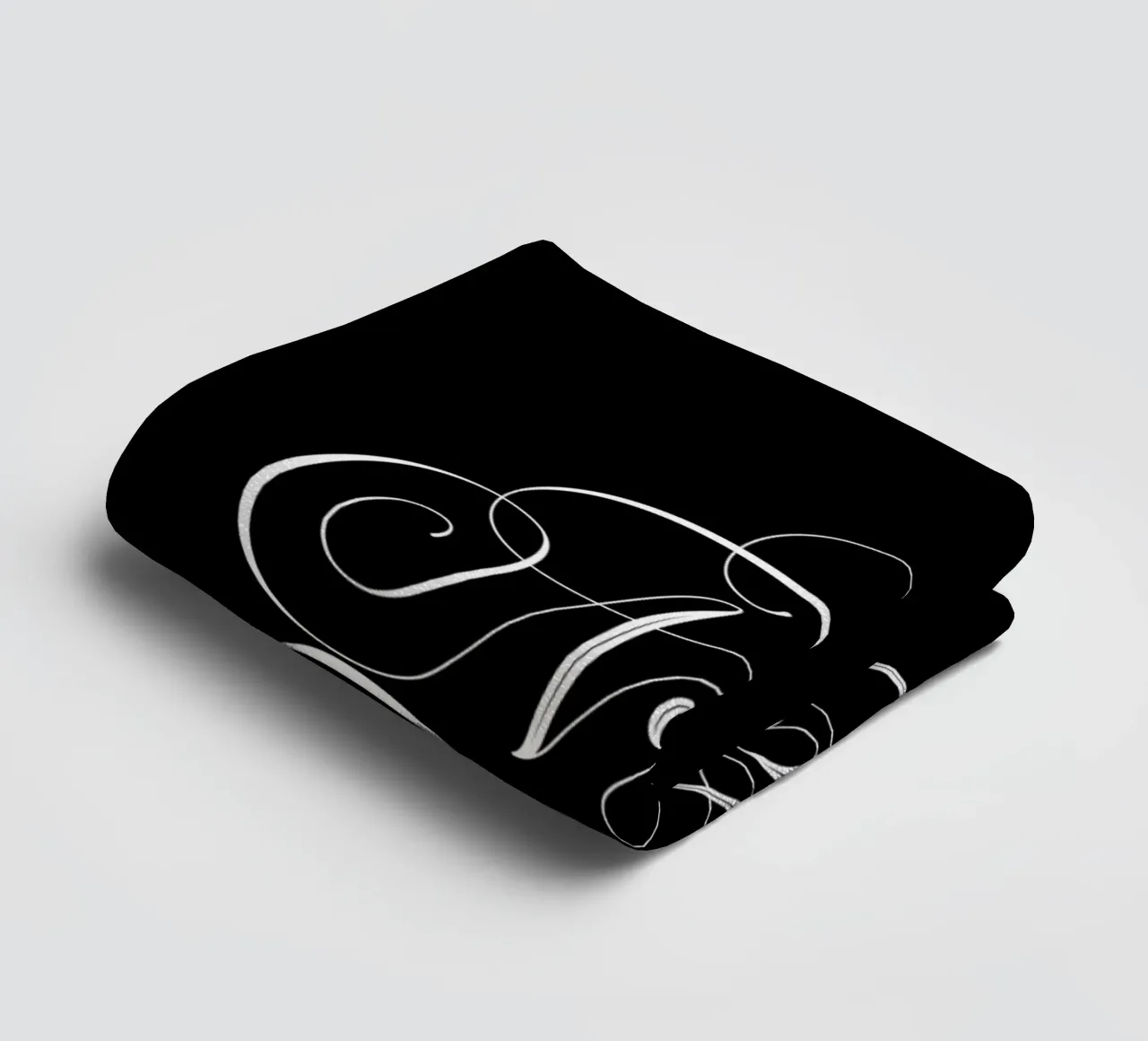 Nope, not today. Not in the mood. Not today. Cool calligraphy towel by CalliLetters