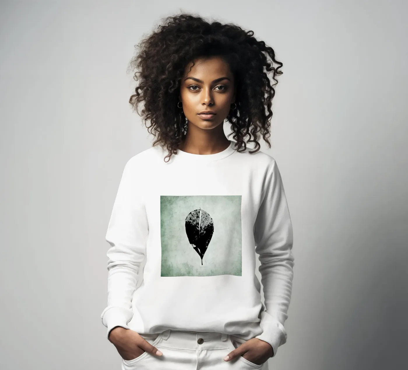 Leaf Skeleton sweatshirt van Visuelle Poesie am Wegesrand