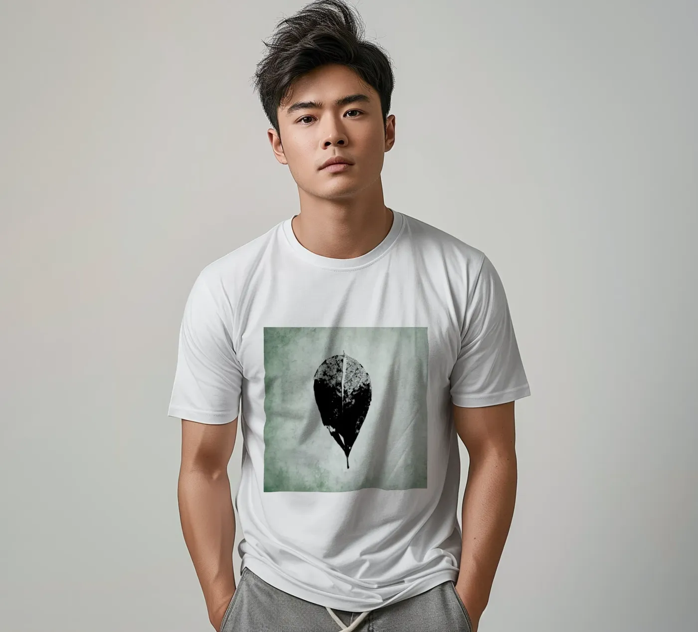 Leaf Skeleton t-shirt da Visuelle Poesie am Wegesrand