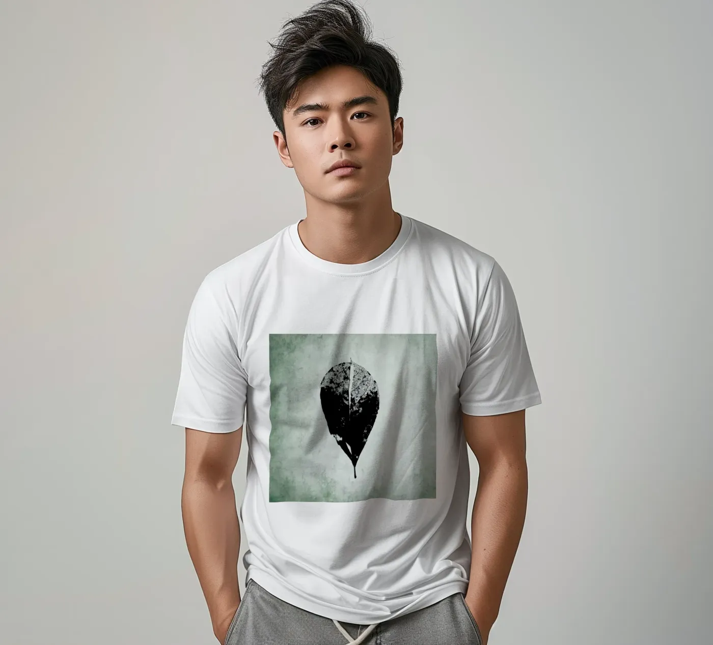 Leaf Skeleton t-shirt da Visuelle Poesie am Wegesrand