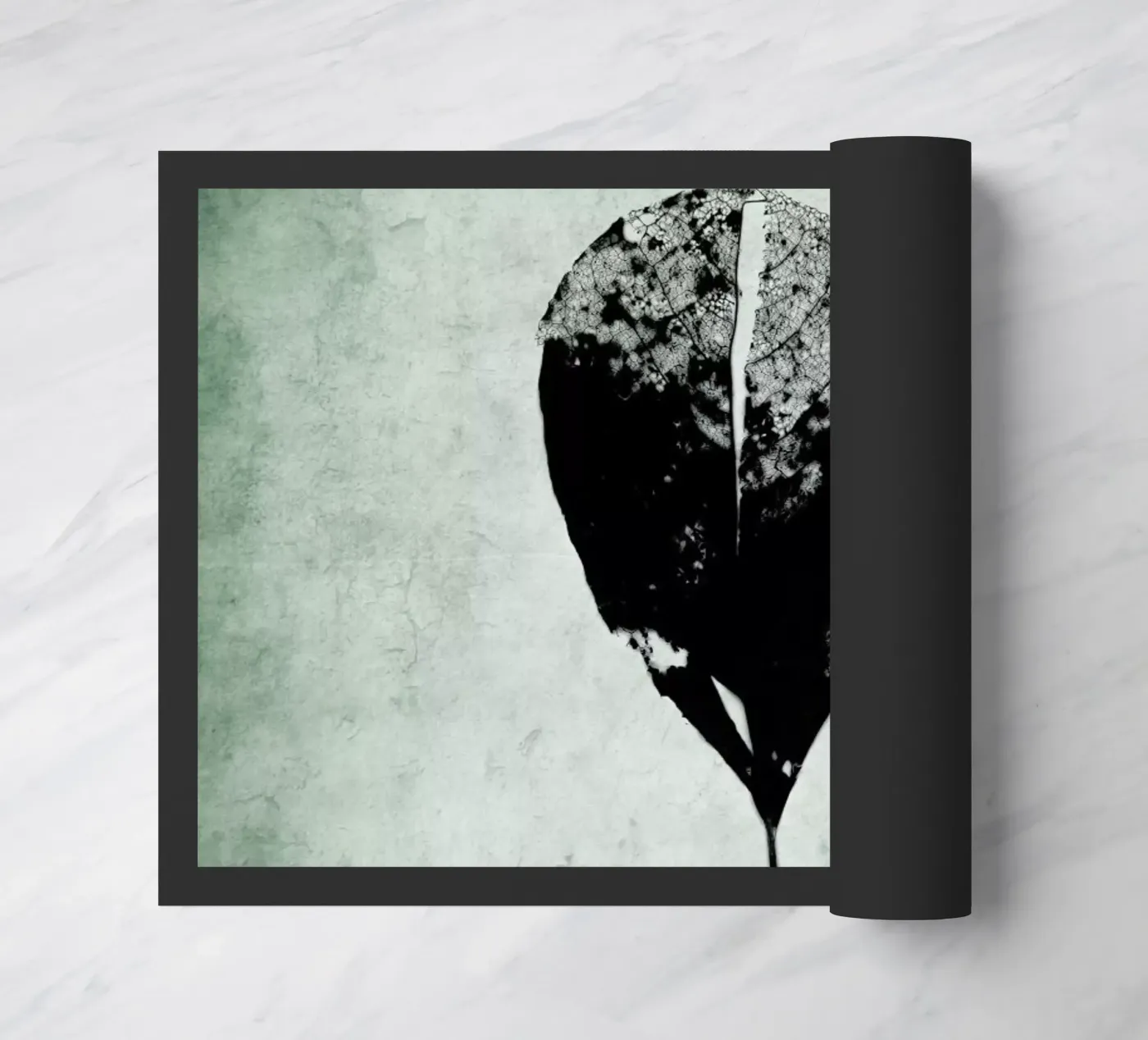 Leaf Skeleton doormat by Visuelle Poesie am Wegesrand