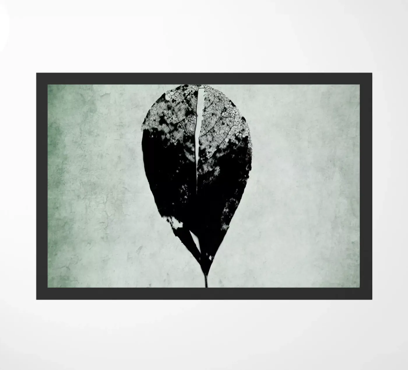 Leaf Skeleton doormat by Visuelle Poesie am Wegesrand