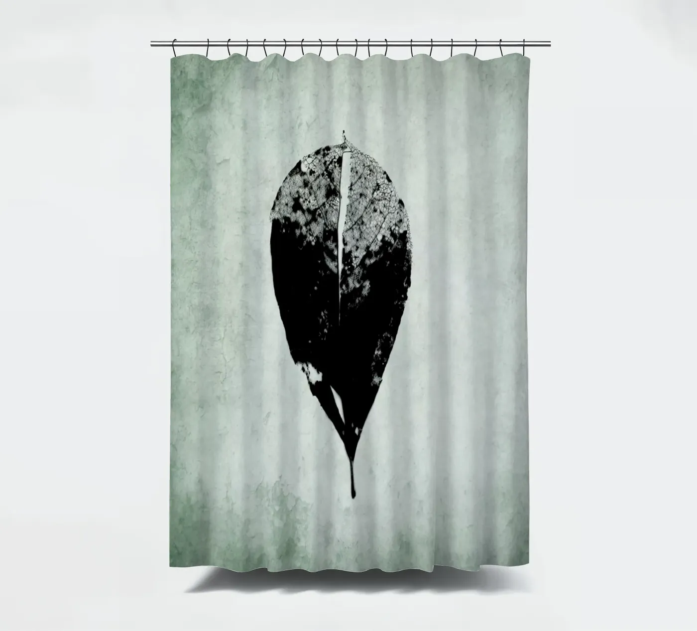 Leaf Skeleton Duschvorhang von Visuelle Poesie am Wegesrand