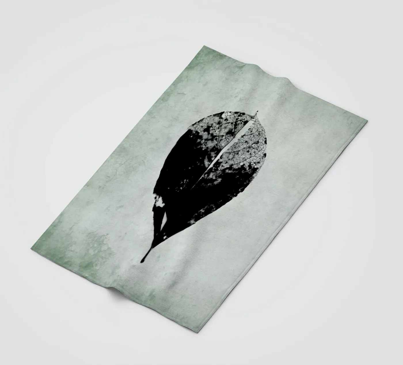 Leaf Skeleton coperta in pile da Visuelle Poesie am Wegesrand