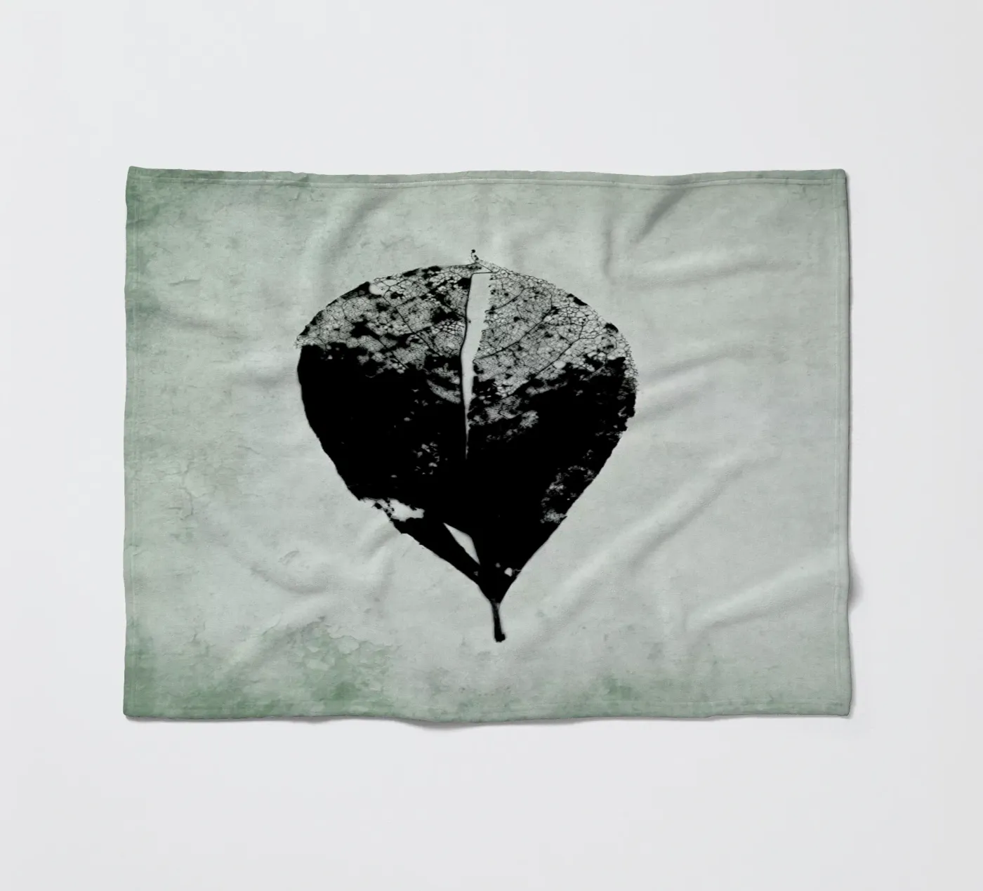 Leaf Skeleton coperta in pile da Visuelle Poesie am Wegesrand