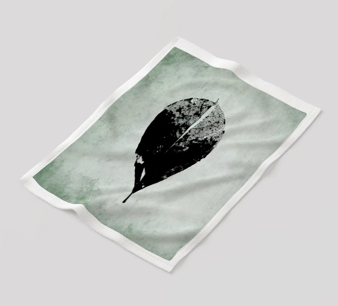 Leaf Skeleton coperta in pile da Visuelle Poesie am Wegesrand