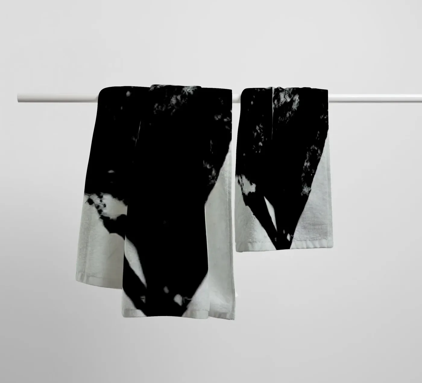 Leaf Skeleton badhanddoek van Visuelle Poesie am Wegesrand