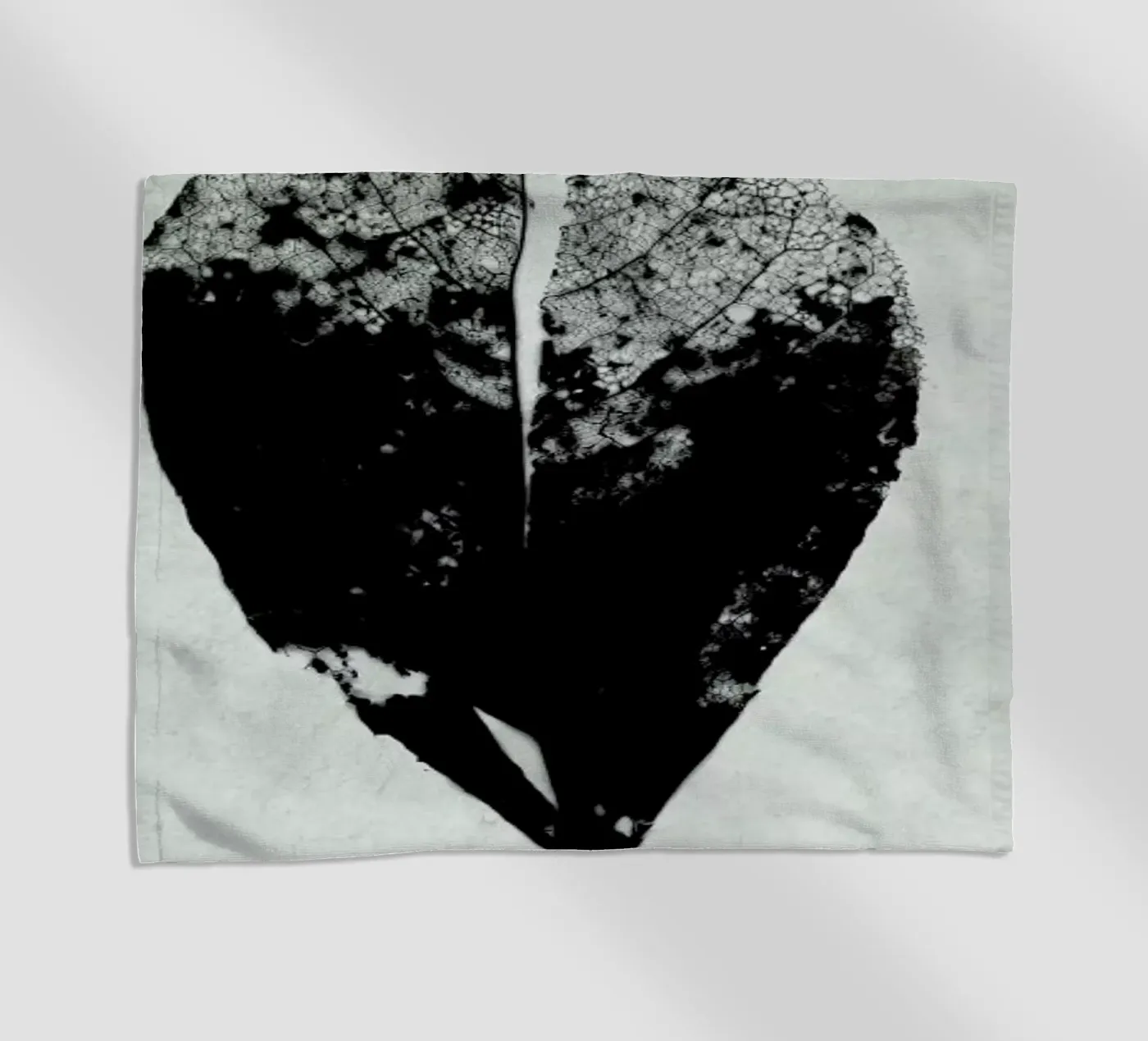 Leaf Skeleton beach towel by Visuelle Poesie am Wegesrand