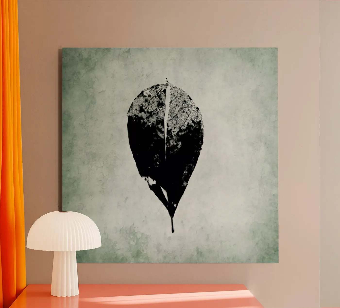 Leaf Skeleton forex-plaat van Visuelle Poesie am Wegesrand