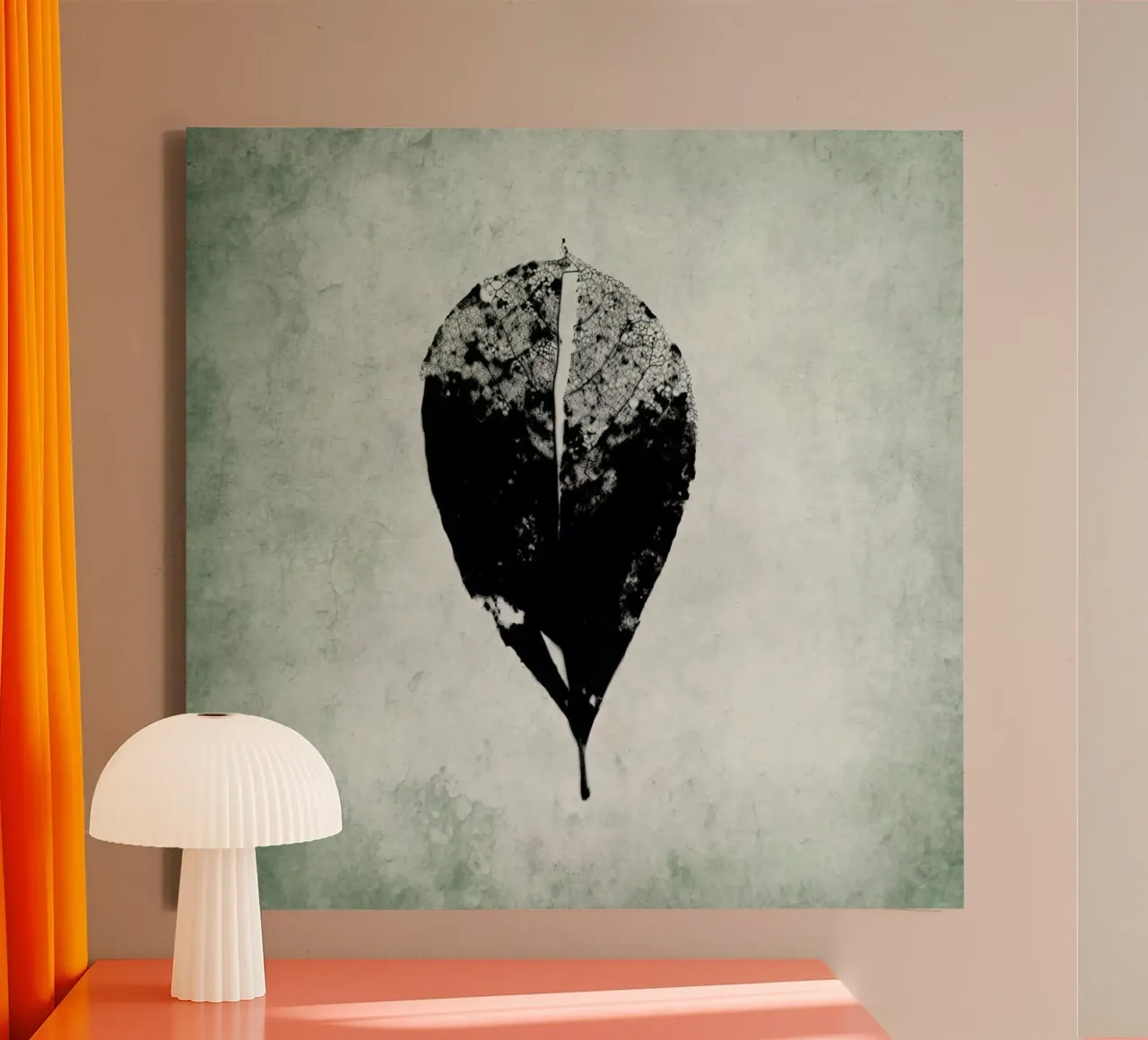 Leaf Skeleton tela da IRIS LEHNHARDT FINE ART