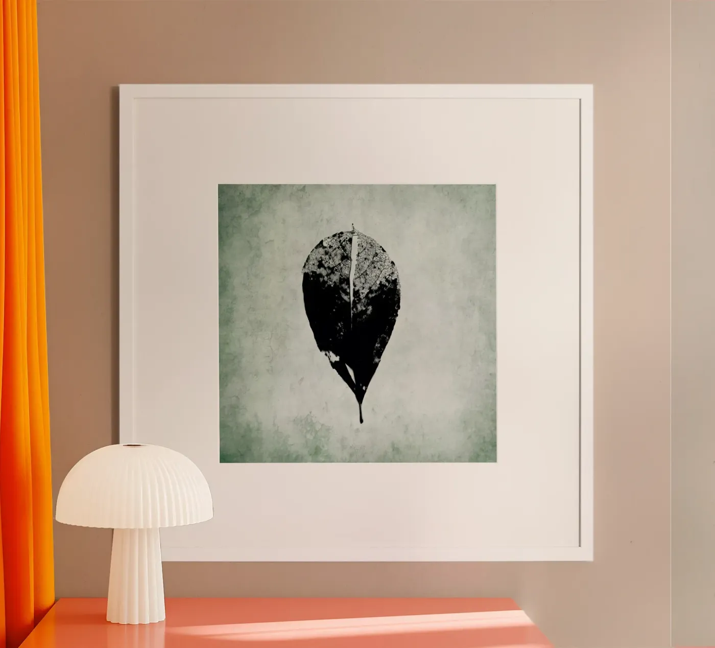 Leaf Skeleton poster da Visuelle Poesie am Wegesrand