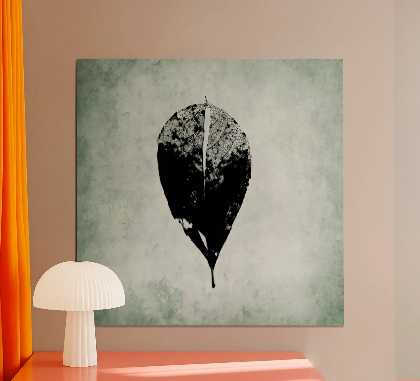 Leaf Skeleton poster da Visuelle Poesie am Wegesrand