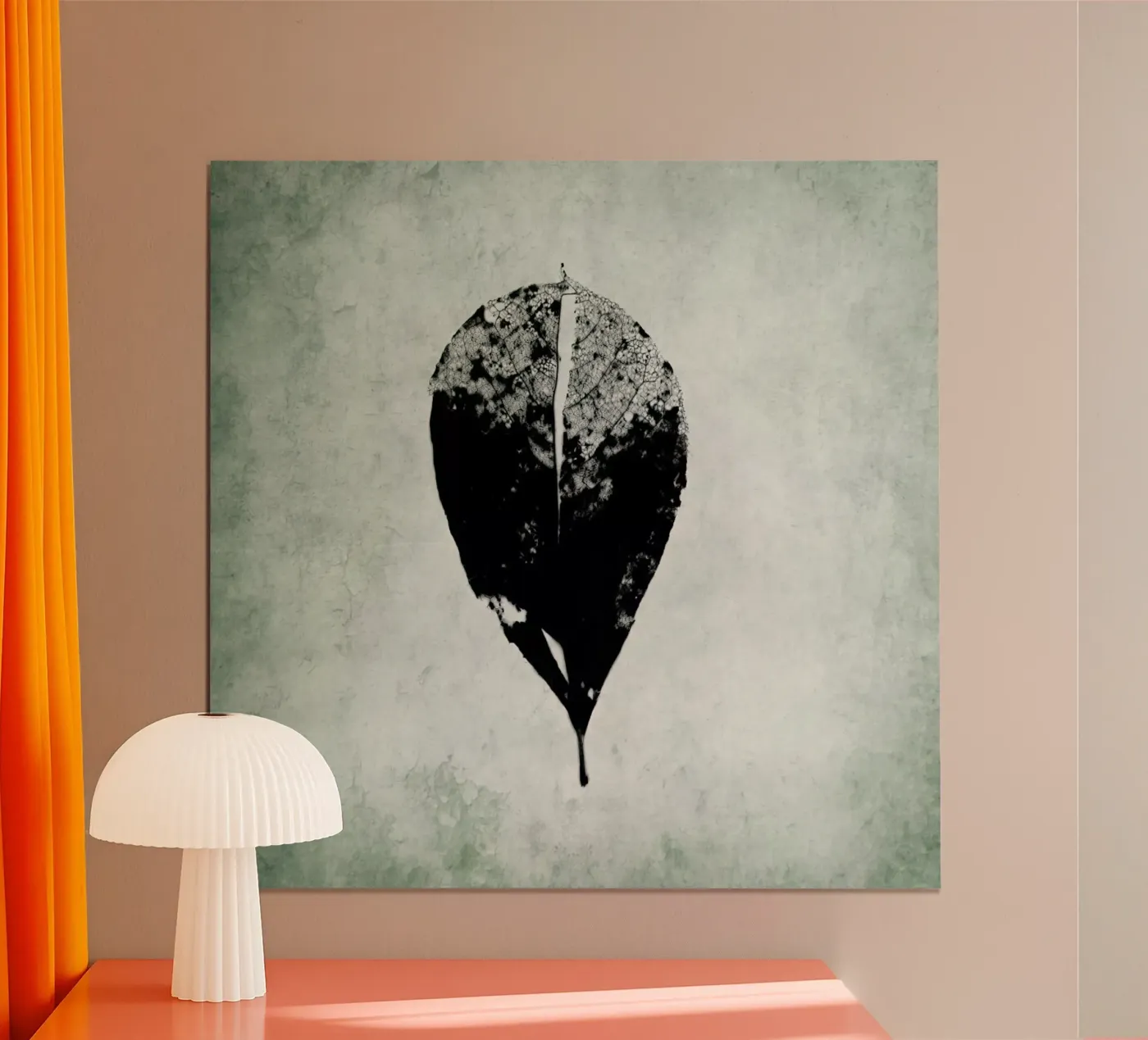 Leaf Skeleton poster da Visuelle Poesie am Wegesrand