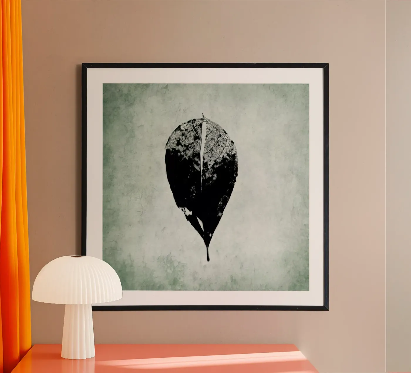 Leaf Skeleton poster da Visuelle Poesie am Wegesrand