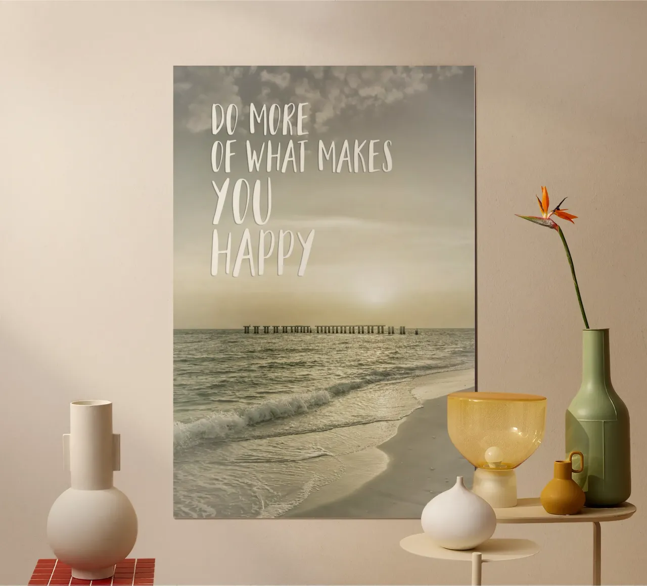 Do more of what makes you happy | Sunset carta hahnemühle da Melanie Viola