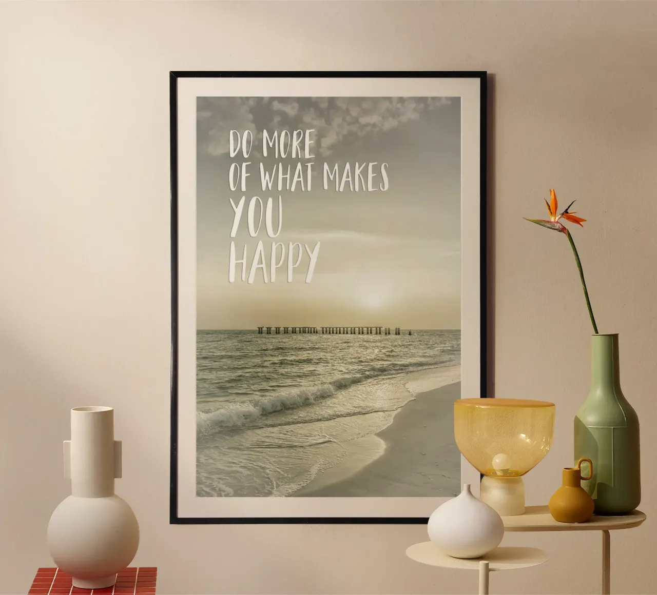 Do more of what makes you happy | Sunset carta hahnemühle da Melanie Viola