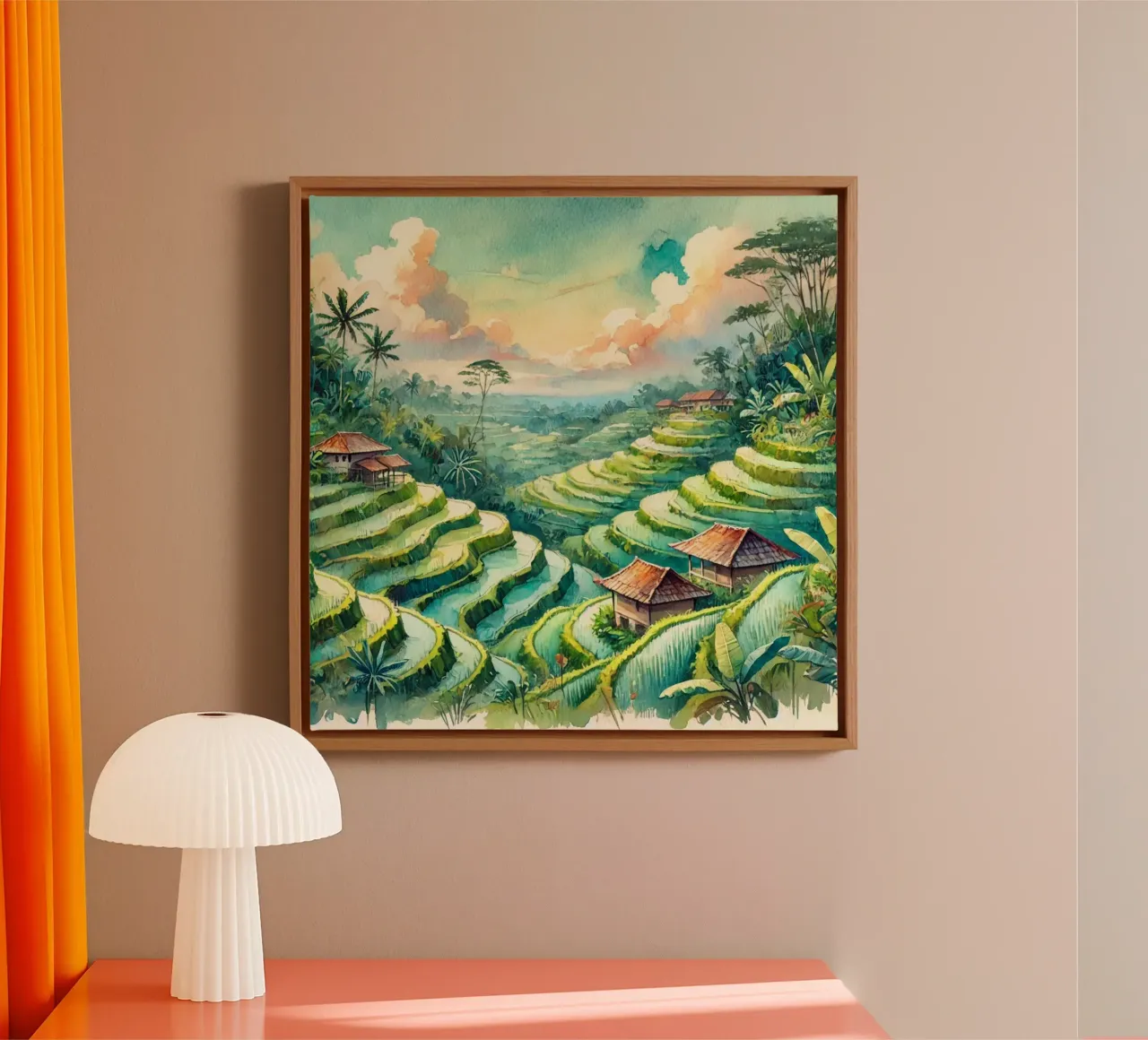 Bali’s Rice Fields canvas by Travel with Chris