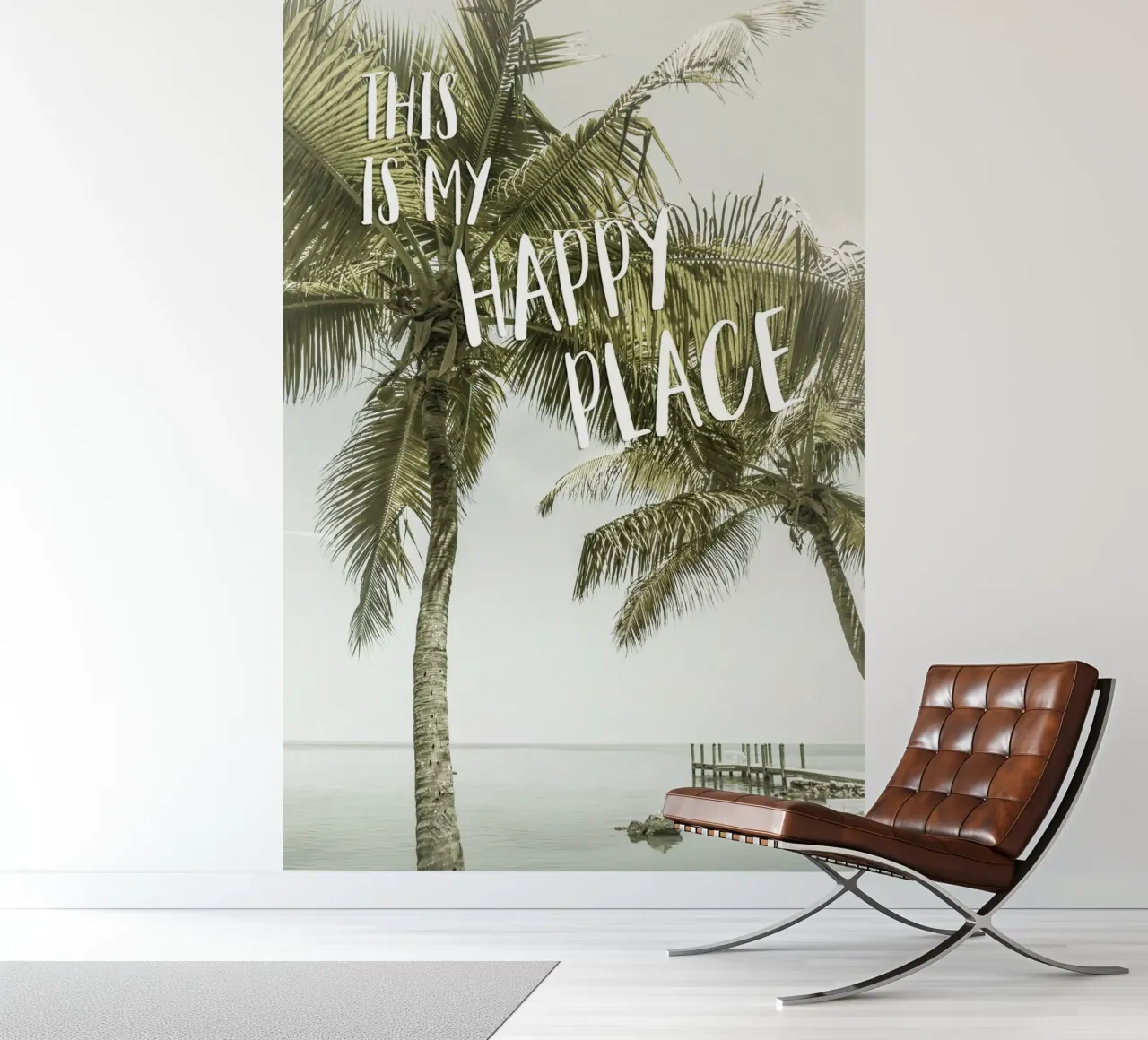 This is my happy place | Oceanview photo wallpaper by Melanie Viola